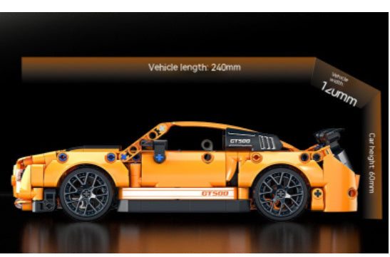 Building Block Racing Sports Car Car Assembly Model Car Boy Assembling And Combined Toys Gift