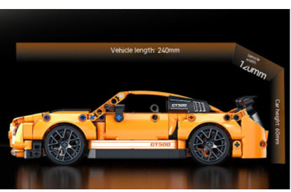 Building Block Racing Sports Car Car Assembly Model Car Boy Assembling And Combined Toys Gift