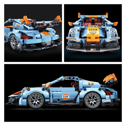 Building Block Racing Sports Car Car Assembly Model Car Boy Assembling And Combined Toys Gift
