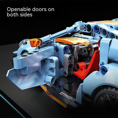 Building Block Racing Sports Car Car Assembly Model Car Boy Assembling And Combined Toys Gift